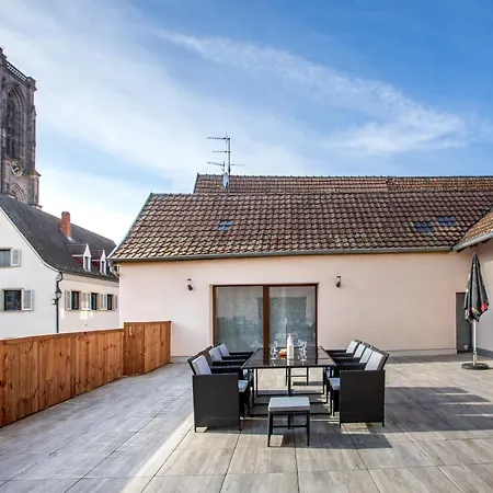Appartement 12 Personnes 4 Suite Privatives 160 M2 Terrasse Rouffach