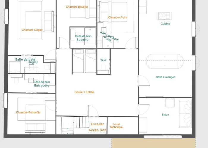Apartmán 12 Personnes 4 Privatives 160 M2 Terrasse